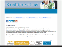 Tablet Screenshot of kreditprivat.net